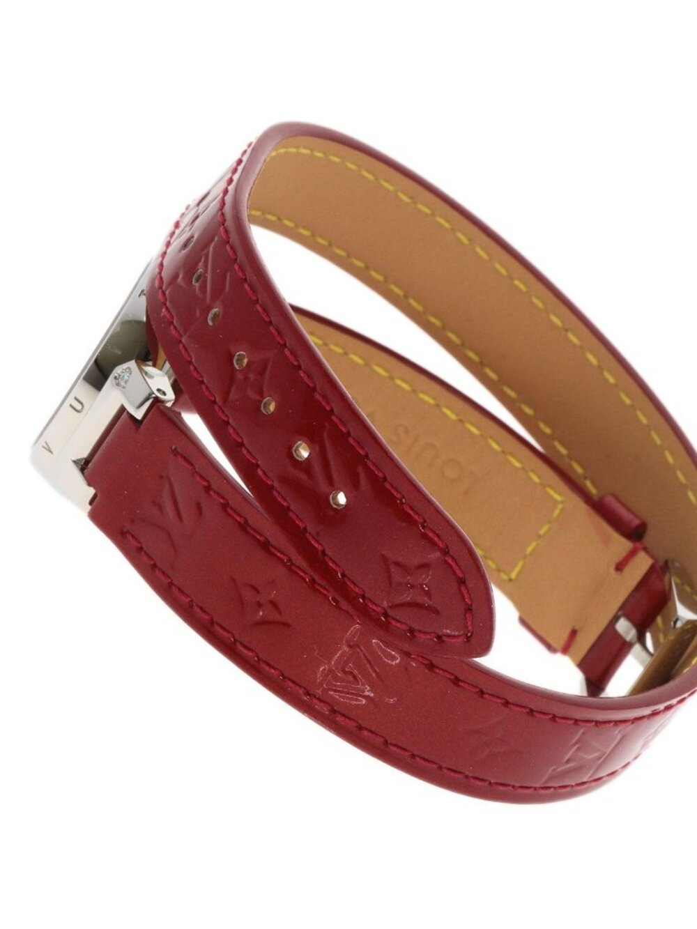 Louis Vuitton Tumble Heart Watch SS Leather - Picture 11 of 15